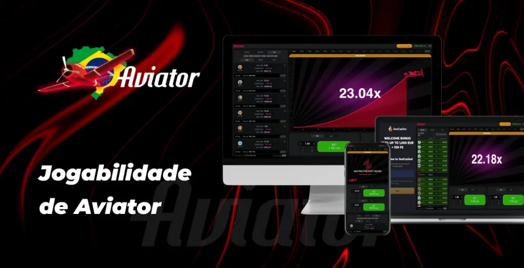 Jogue o Aviador para telefones e computadores